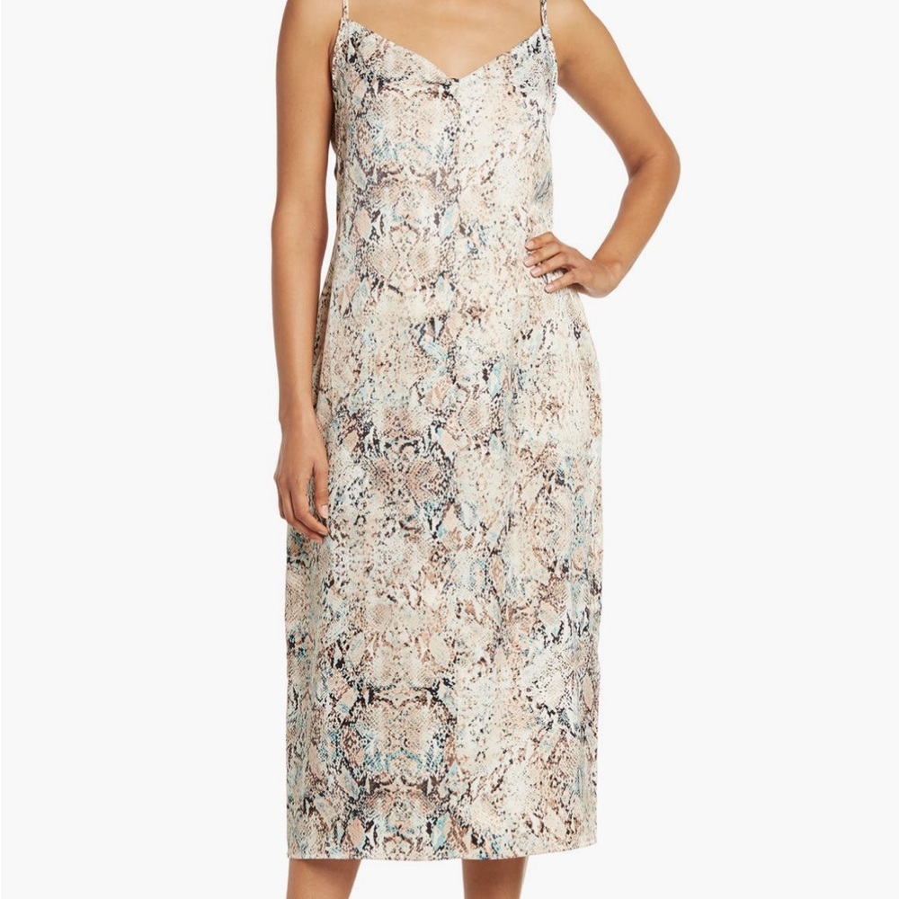 Satin Midi Dress